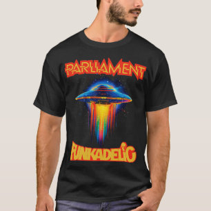 T-shirt Parlement Funkadelic Retro Mothership Rock Funk T