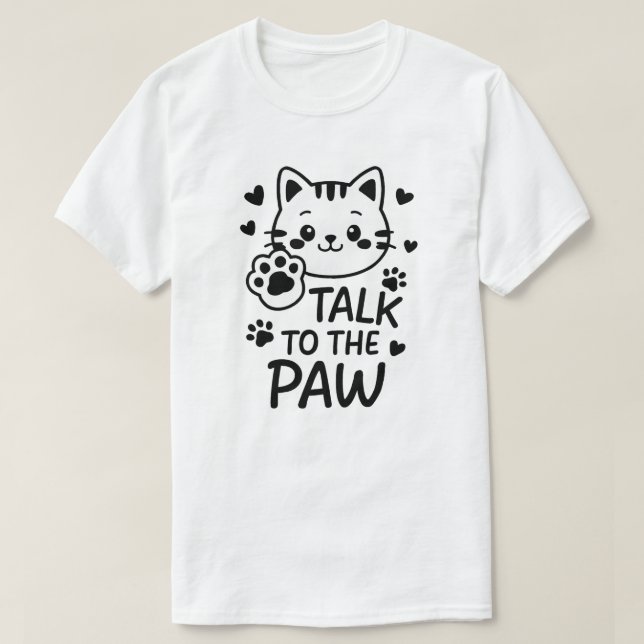 T-shirt Parler à la patte (Design devant)