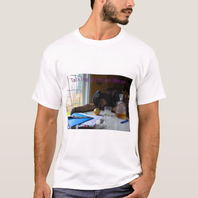T-shirt Parler avec une chemise à oignon (Devant)