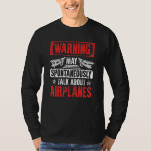 T-shirt Parler D'Avions - Pilote Et Aviation