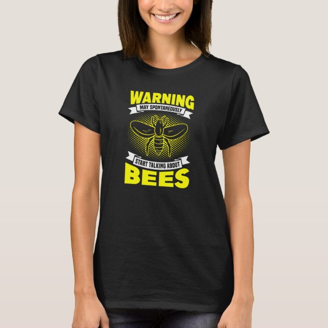 T-shirt Parler De Bee Nature Wild Bee Hive Honeycomb (Devant)