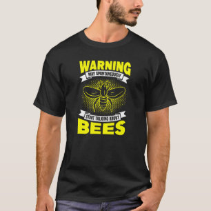 T-shirt Parler De Bee Nature Wild Bee Hive Honeycomb