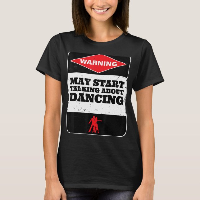 T-shirt Parler De Danse Ballet Foxtrot Dancers (Devant)