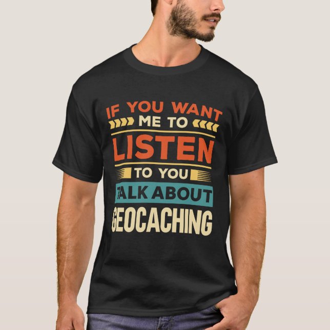 T-shirt Parler de géocalisation (Devant)