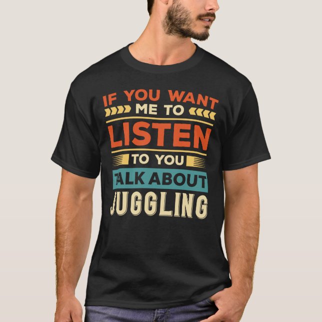 T-shirt Parler De Jonglage (Devant)