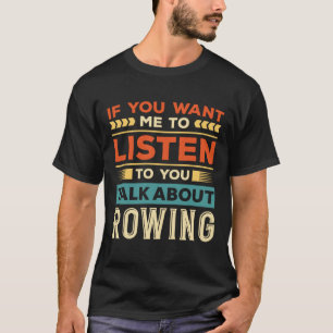 T-shirt Parler de l'aviron