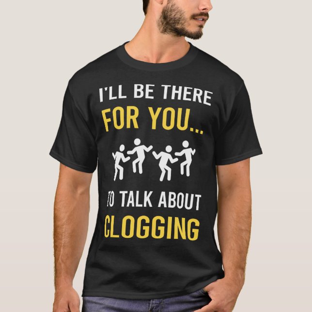 T-shirt Parler de l'encombrement Sabot Danseur de clog (Devant)