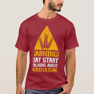 T-shirt Parler de l'enseignant en agriculture