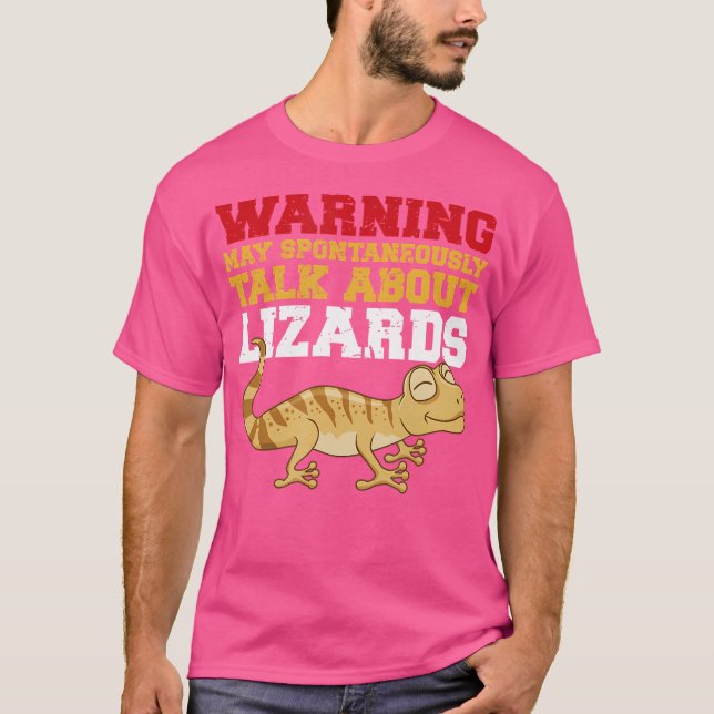 T-shirt Parler de Lizards Drôle Leopard Gecko Lover (Devant)