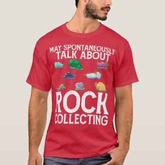 T-shirt Parler de Rock Collecter Géologue Funny Rock Co