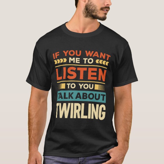 T-shirt Parler de Twirling (Devant)
