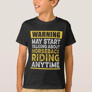 T-shirt Parler D'Équitation En Tout Temps Drôle Eques