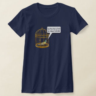 T-shirt Parler d'oiseau narky Personnalisé