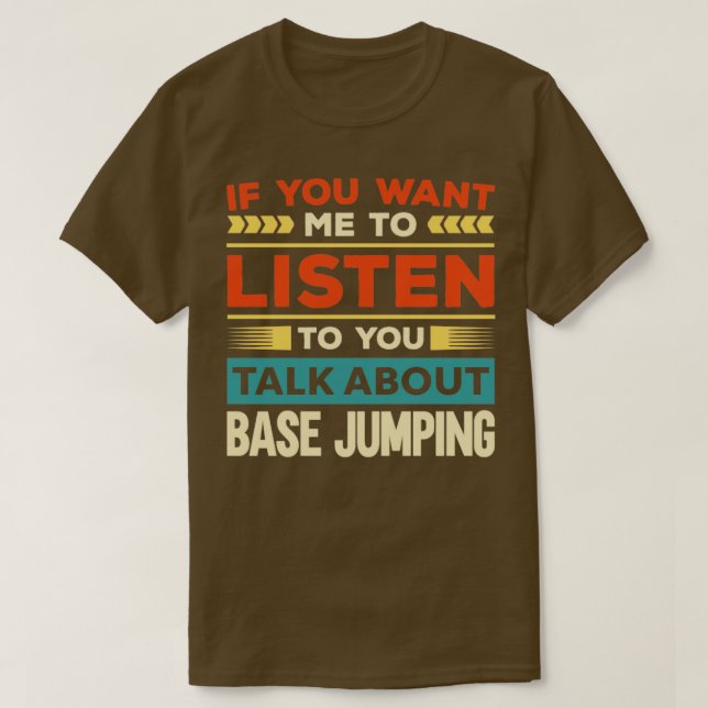 T-shirt Parler du saut de base1 (Design devant)