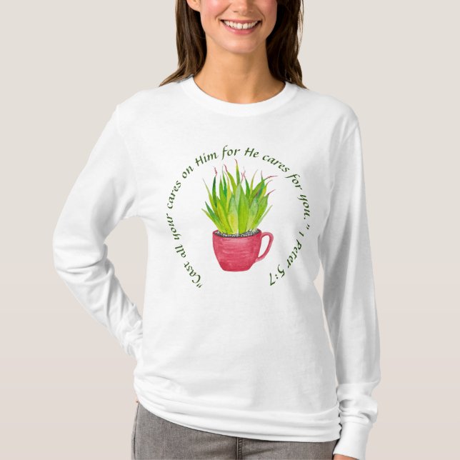 T-shirt Parler Jésus Succulents (Devant)