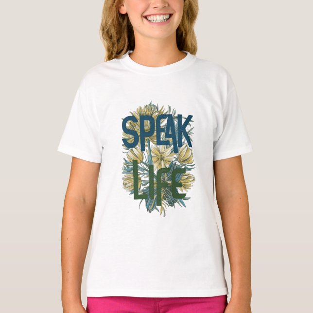 T-shirt Parler la vie (Devant)