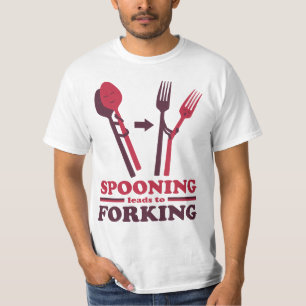 T-shirt Parler mène à forger l'amour romantique