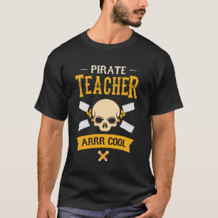 T-shirt Parler Pirate Funny Enseignant Prétendre Jouer