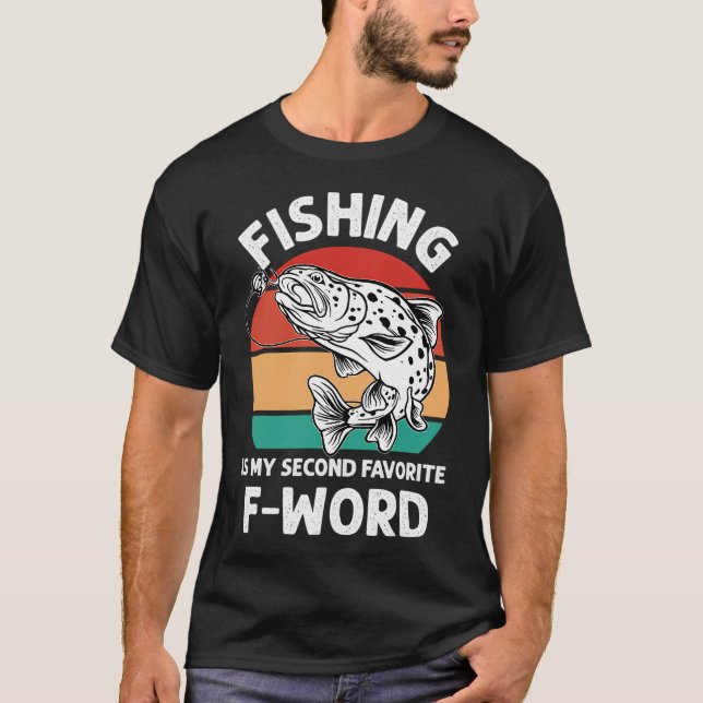 T-shirt Parlera de pêche avec n'importe qui (Devant)