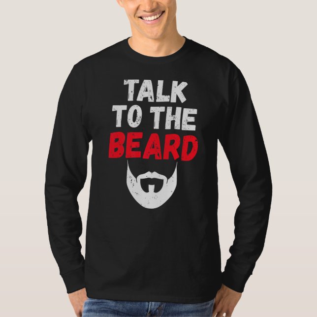 T-shirt Parlez À La Barbe Viking Bearded Men (Devant)