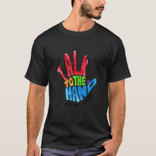 T-shirt Parlez à la main Panneau de sensibilisation SLP SL
