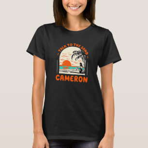 T-shirt Parlez Au Sand Cameron Beach Louisiana Ocean Sum