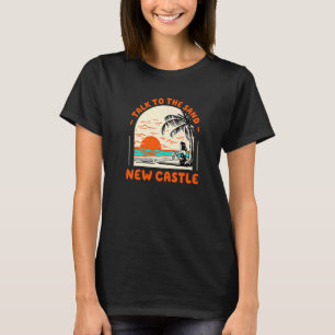 T-shirt Parlez Au Sand New Castle Beach New Hampshire Oc