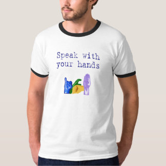 T-shirt Parlez avec vos mains