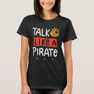T-shirt Parlez comme un jour de pirate