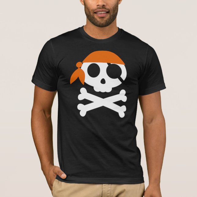 T-shirt Parlez Comme Une Chemise D'Halloween Pirate (Devant)