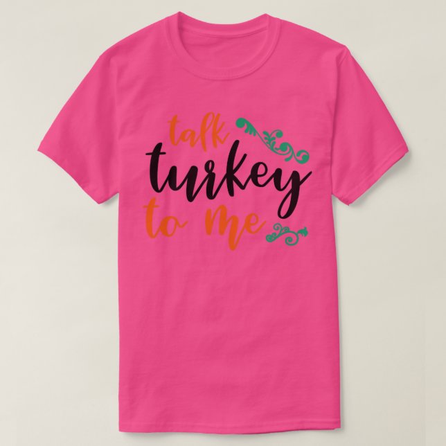 T-shirt Parlez de Turquie à moi2 (Design devant)