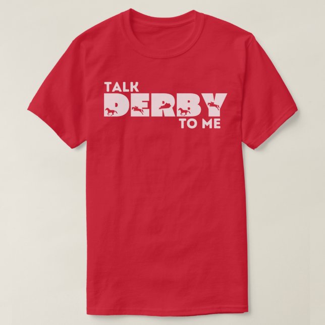 T-shirt Parlez Derby à moi drôle Retro Kentucky Derby Heur (Design devant)