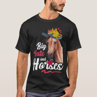 T-shirt Parlez Derby À Moi Gros Et Chevaux Hippique Course