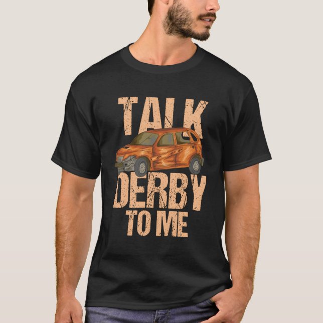 T-shirt Parlez Derby À Moi Pour Démo Derby (Devant)