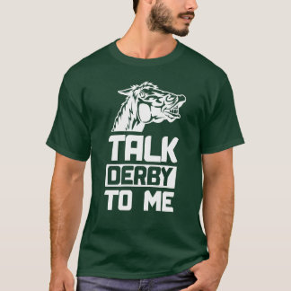 T-shirt Parlez Derbyo Me Rider Auteur Riding Horse fille