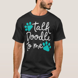 T-shirt Parlez Doodle à moi Goldendle Labradle GIft
