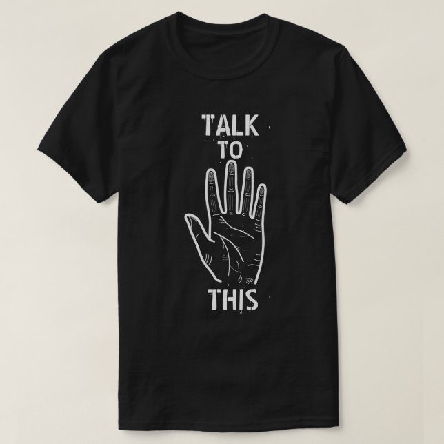 T-shirt Parlez-en ! (Design devant)