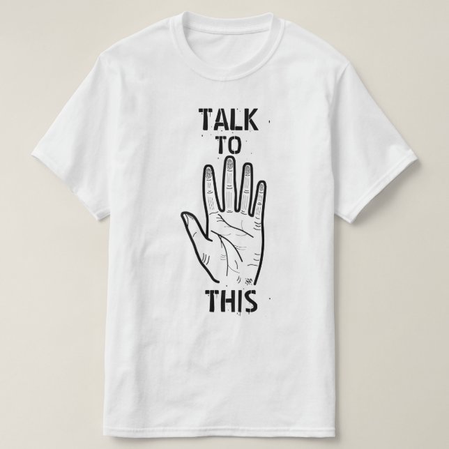 T-shirt Parlez-en ! (Design devant)