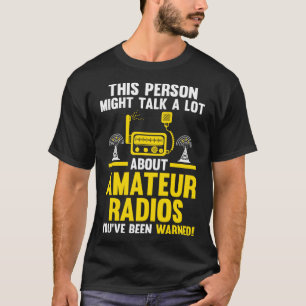 T-shirt Parlez-en beaucoup des radios amateur Radio amateu