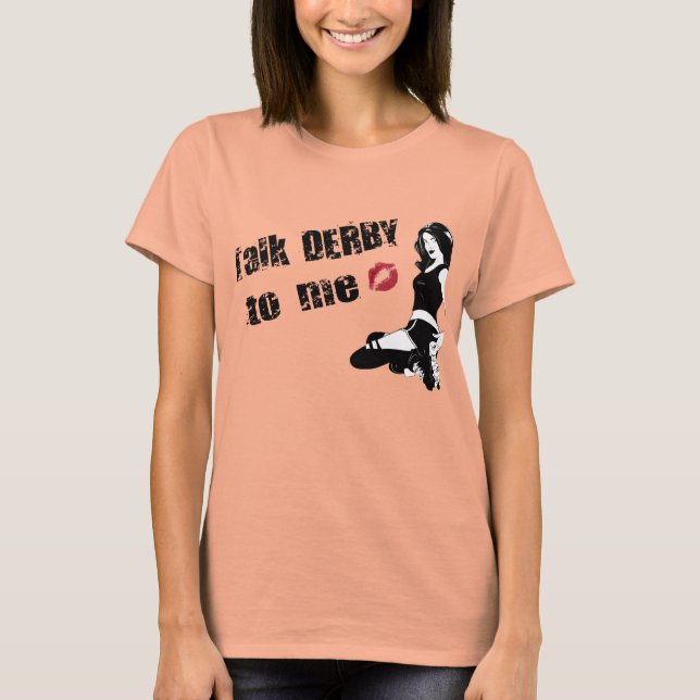 T-shirt parlez-moi de derby (Devant)