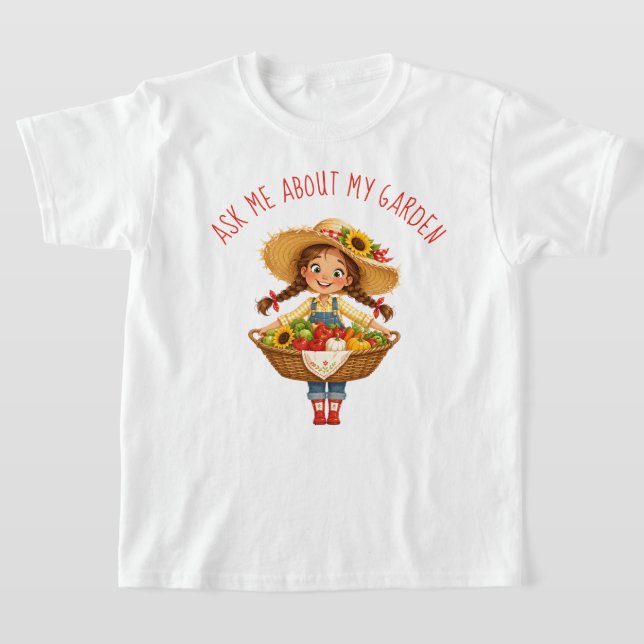 T-shirt Parlez-moi de mon jardin (Poser)