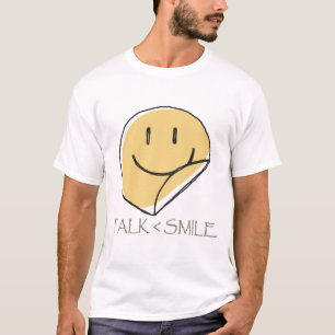 T-shirt Parlez moins souriant