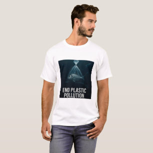 T-shirt Parlez pour la mer - Arrêtez la pollution plastiqu