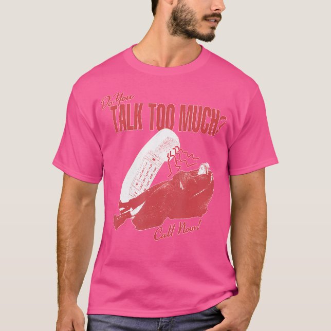 T-shirt Parlez-Vous Trop Rene Rap Inspiré (Devant)