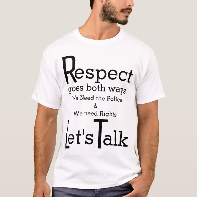 T-shirt Parlons (Devant)