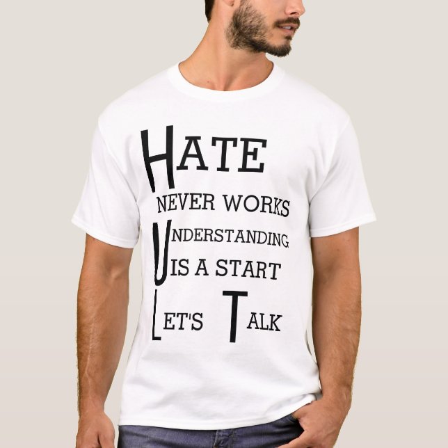 T-SHIRT PARLONS. (Devant)