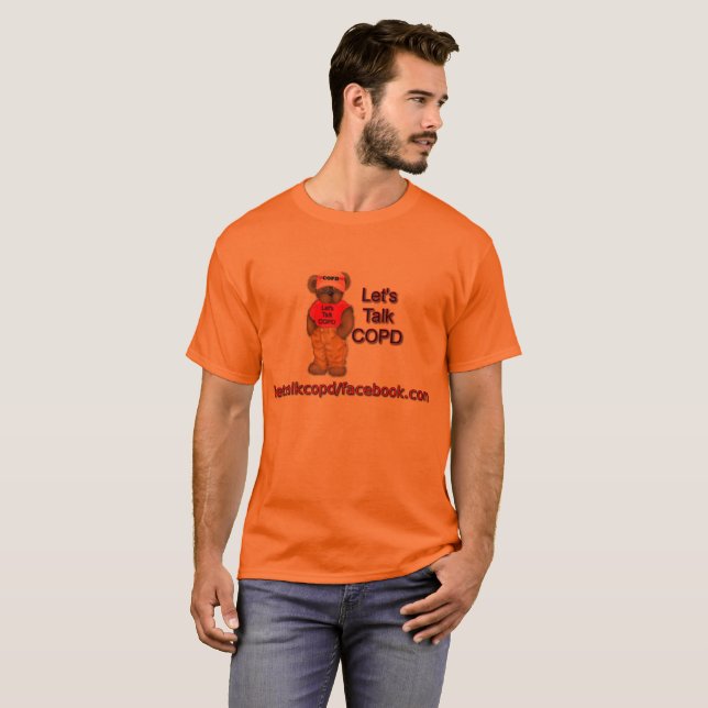 T-shirt Parlons COPD (Devant entier)