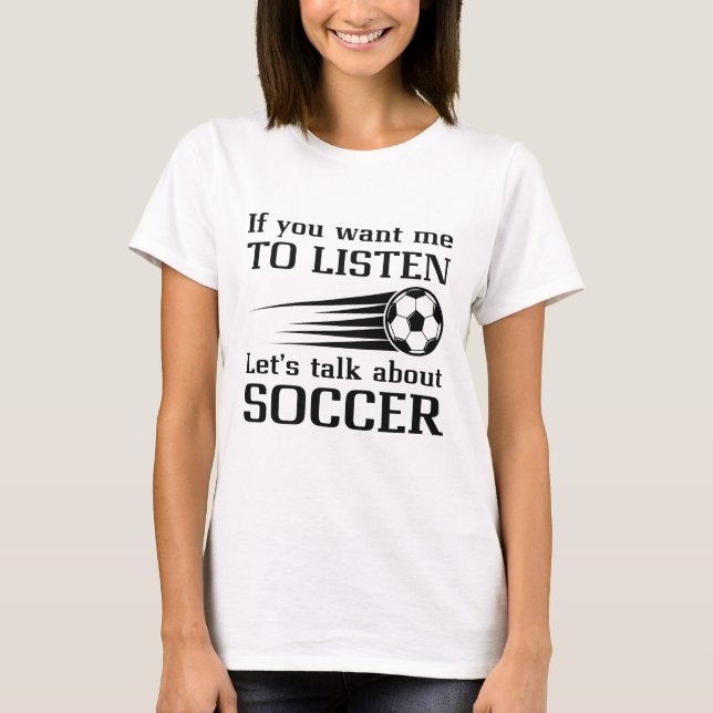 T-shirt Parlons de football (Devant)