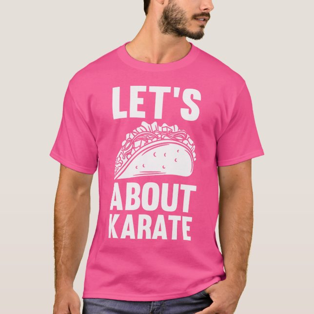 T-shirt Parlons De Karate Tacos (Devant)