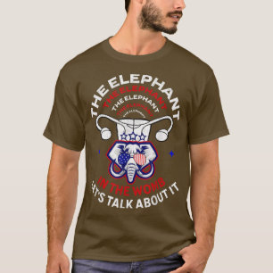 T-shirt Parlons De L'Éléphant Dans La Feministe Du Futur